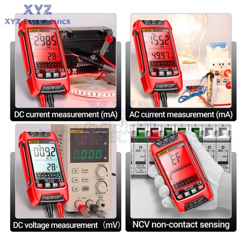 ANENG SZ02 Digital Multimeter Voltmeter Ammeter Resistance Transistor Meter - Picture 5 of 11