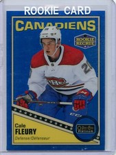  2019-20 O-Pee-Chee Platinum Retro Rainbow Blue #R-99 Cale Fleury 61/149