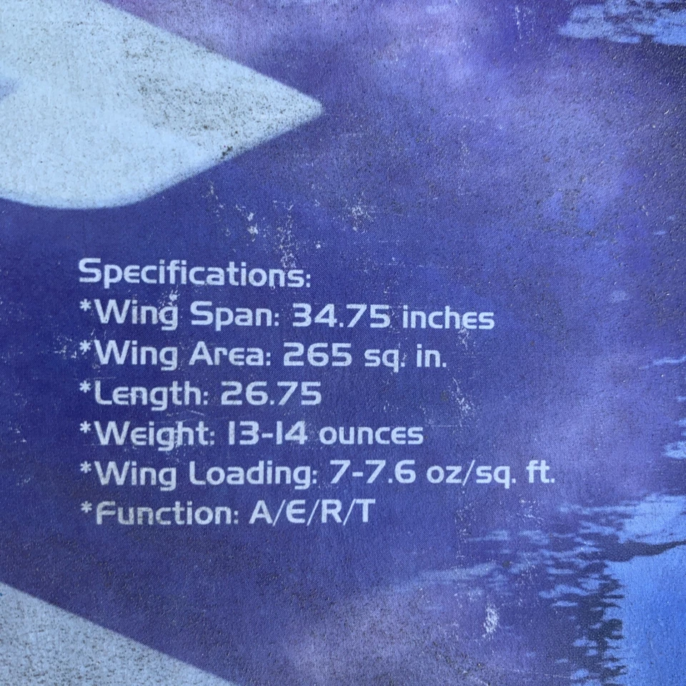 WATTAGE Mini Max RC Plane Kit Mad Max Park/Slow Flyer Hitec Servos NEW - Image 2 of 4
