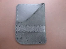 Leather Small Gun Pocket Packer, Left Hand, Daltech Force PP2, Black (Y FB)