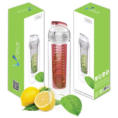 Großhandel Restposten Auflösung 50X Vclear Tritan 900ml Wasser Obst Ei Flasche