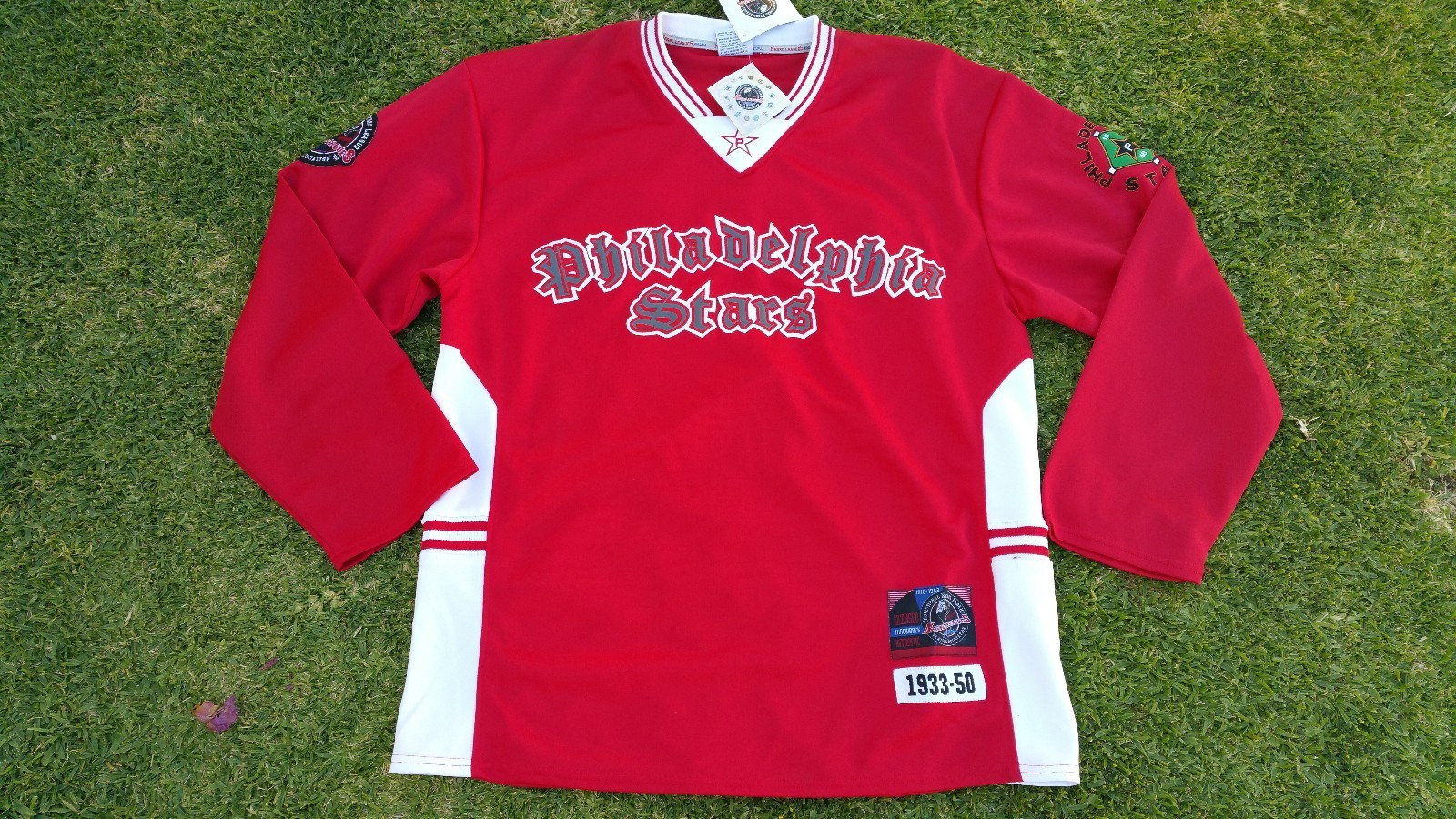 Philadelphia Stars Negro League Baseball Jersey Long sleeve Baseball