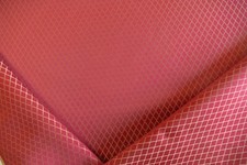 Red and gold Diamond brocade squared jacquard upholstery fabric by the yard