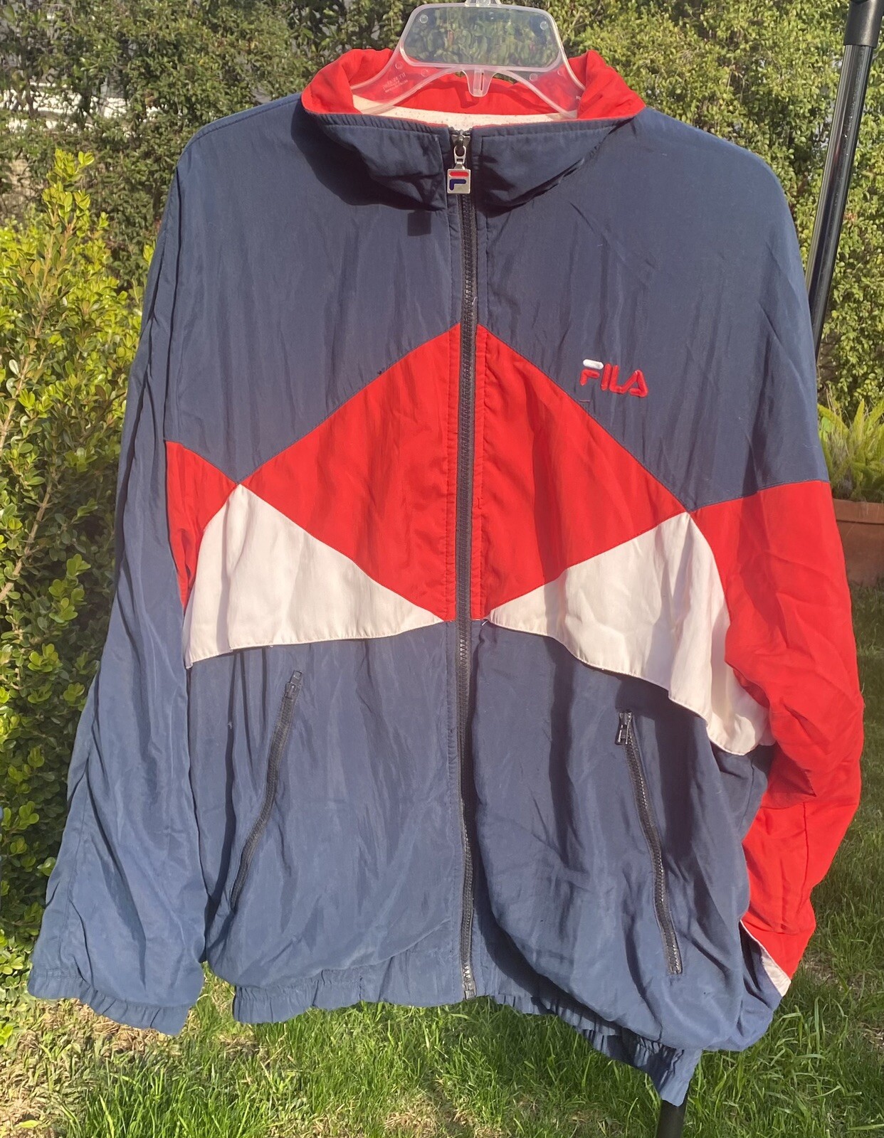 Frangivento vintage Fila da uomo taglia XXL