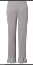 Banana Republic Logan Trouser-Fit Cropped Luxe Dark Gray Pants