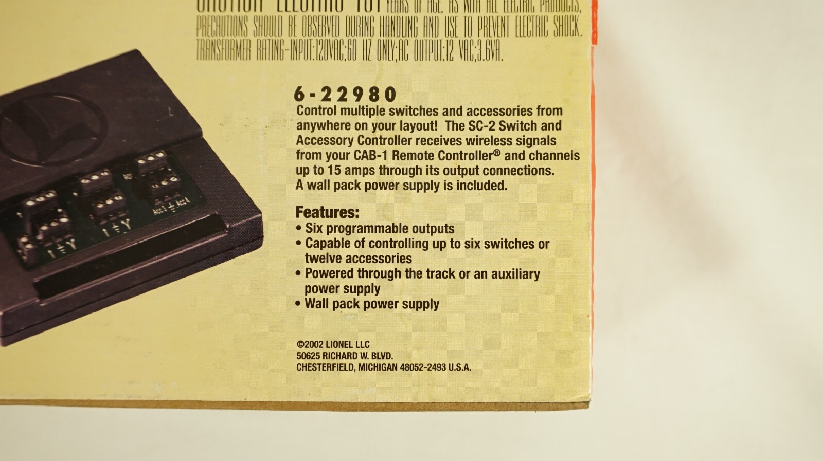 Dcc Controller IC Controls - AMC 3000 Accessory Motor Controller