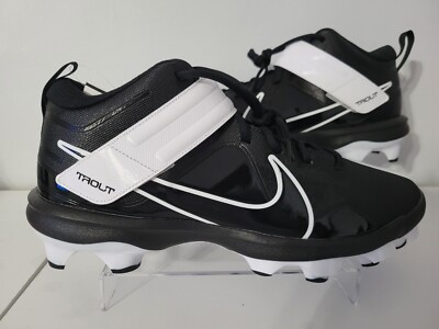 Nike Force Trout 7 Pro MCS Black White Baseball Cleats Men