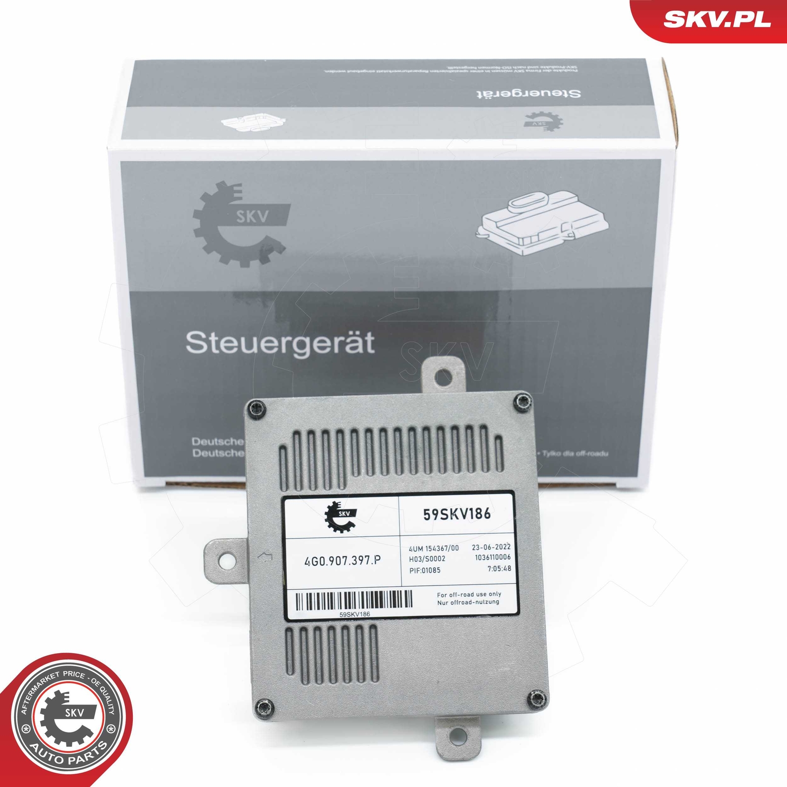 ESEN SKV 59SKV186 Control Unit, lights for AUDI,VW