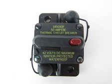 NEW Cooper Bussmann 185050F Thermal Circuit Breaker 50A 42V DC REPL CB185-50