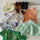 Vintage Coleco Cabbage Patch Kids CPK Doll Clothes/Shoes Clothing Lot
