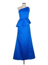 MoriLee by Madeline Gardner Women Blue Cocktail Dress 12