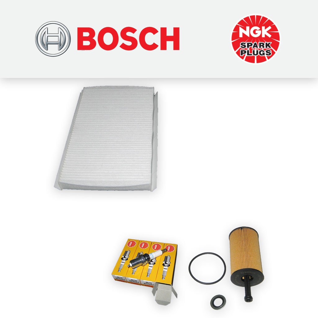 SERVICE KIT for PEUGEOT 307 1.4 8V PETROL OIL CABIN FILTERS PLUGS 2001-2003