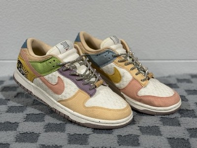 Nike Dunk Low Retro Sun Club Multi Women's Sneakers Size 10W/8.5M