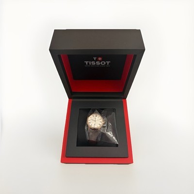 TISSOT - CARSON PREMIUM AUTOMATIC LADY WATCH - BROWN LEATHER  T122.207.36.033.00