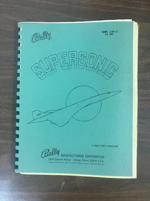 SuperSonic Pinball Manual