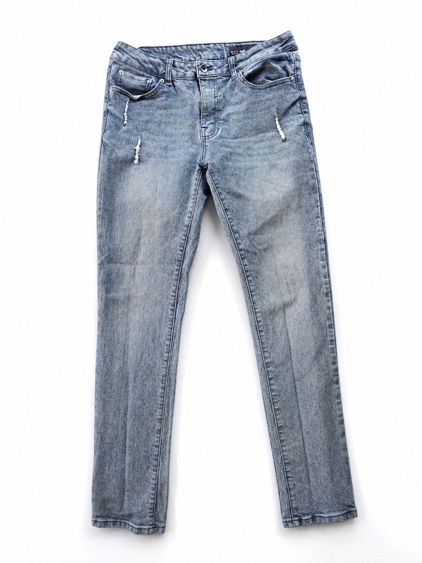 WXYZ MFG Co. Nomad Men's Slim Fit Blue Light Wash Denim Jeans 5-Pocket