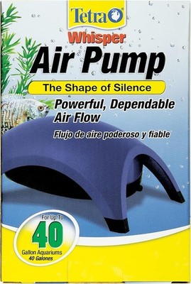 Tetra Whisper Silent Air Pump for Aquarium Fish Tank Oxygen Hydroponic Aerator