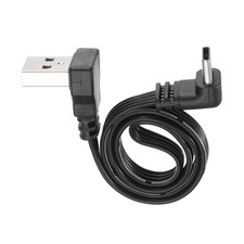 90 Degree USB A to USB C Cable, 11.8" 90 Degree USB A Down Angle to Type C Cable