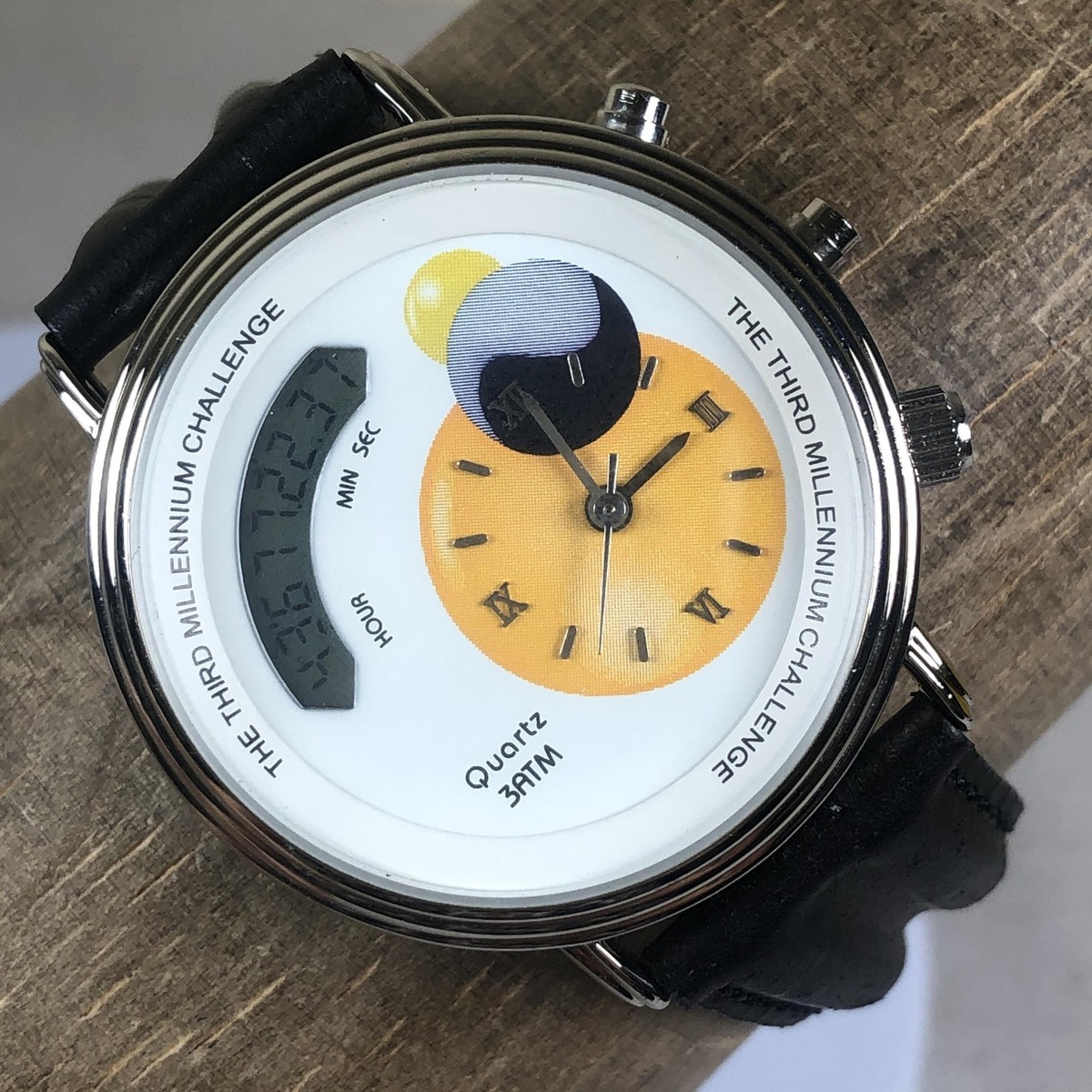 Vintage Third Millennium Challenge Countdown Watch Analog Digital