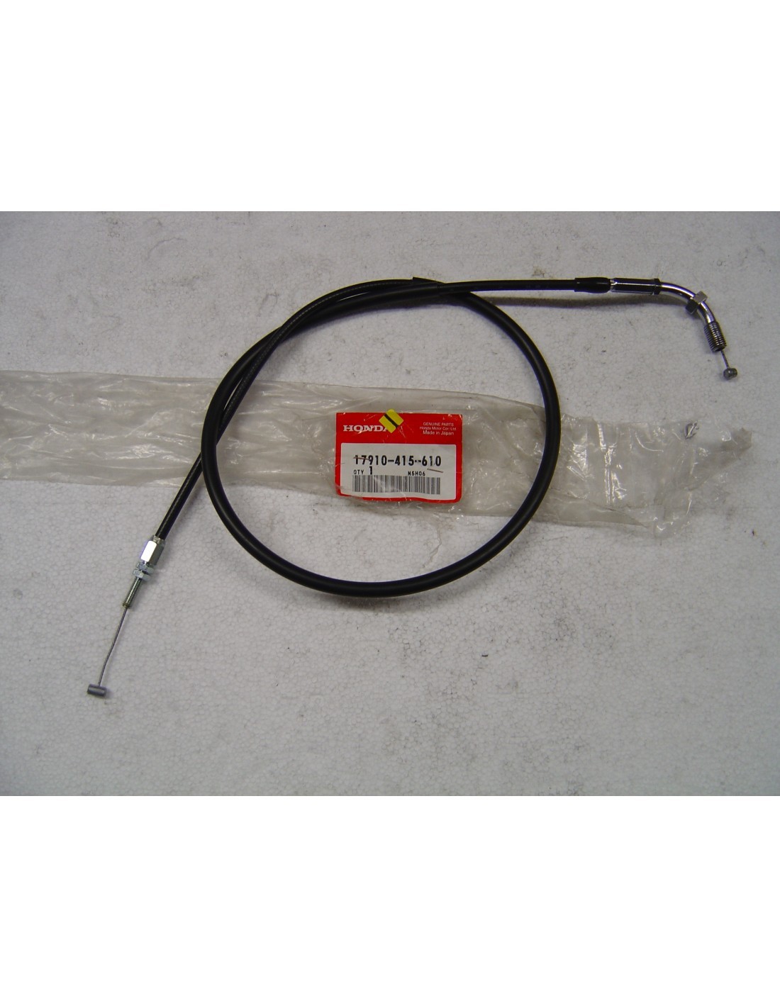 Cable de gaz tirage A pour Honda CX500 de 1978 référence OEM 17910-415-610