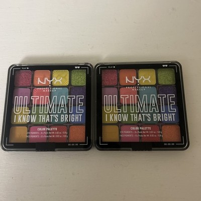 NYX Ultimate Eyeshadow Palette I Know That's Bright 2-pack