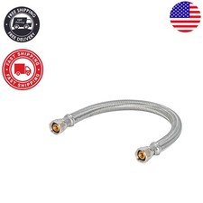 16-Inch Steel-Flex Faucet Connector: Durable Braided Stainless Steel Supply Line