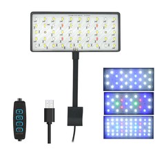 Aquarium Led Light Usb Full Spectrum Aquatic Plant Grow Lamp Fish Tank Rotatable