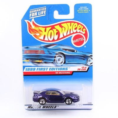 Hot Wheels 1999 - BLUE CARD COLLECTOR - '99 MUSTANG - FIRST EDITIONS