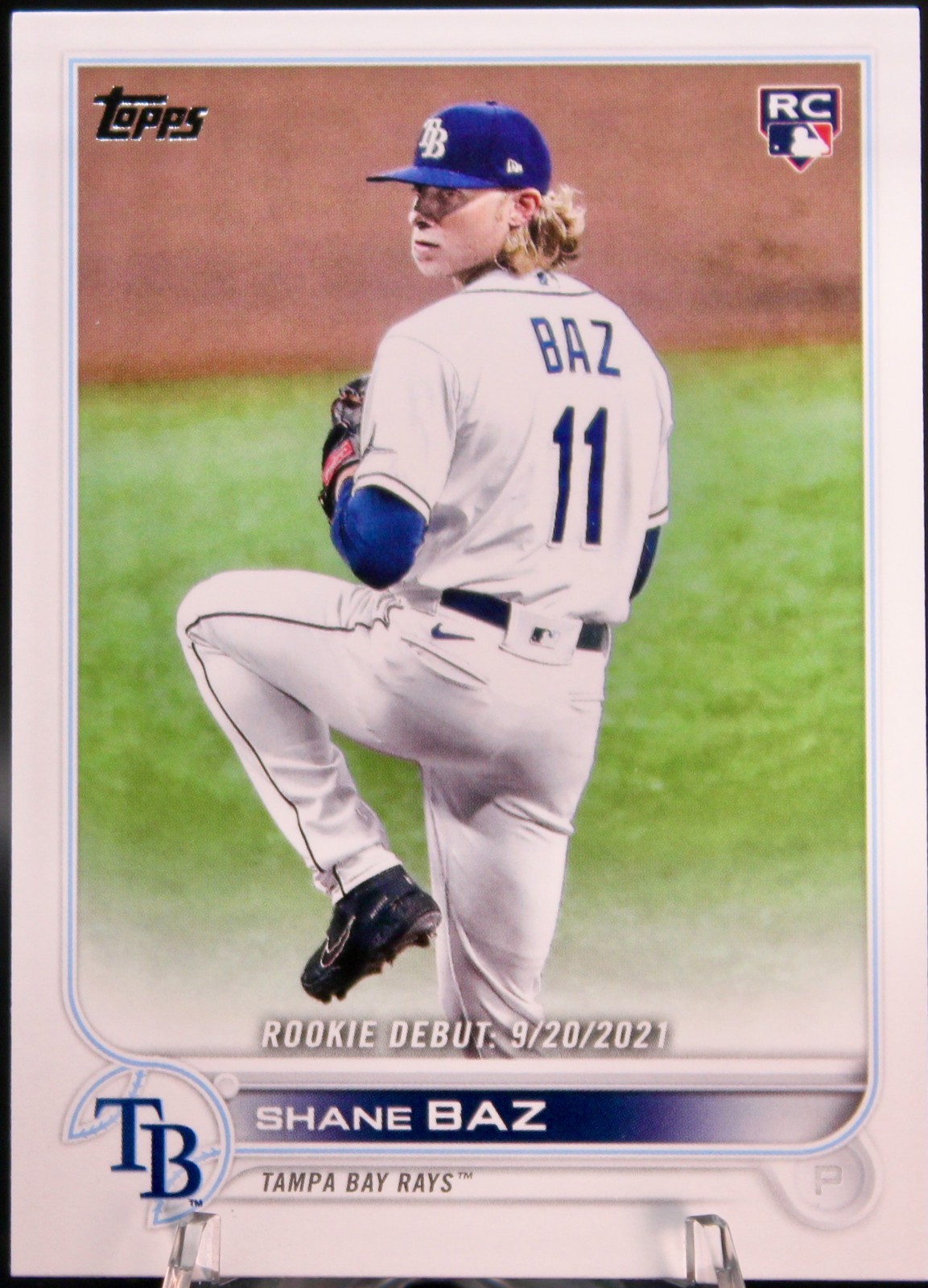 Shane Baz 2022 Topps Update #US240 Tampa Bay Rays Rookie RC