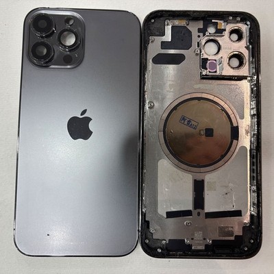 Original Pulled iPhone 13 Pro Max Rear Housing Assembly (Black) OEM Grade A Part