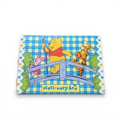 Vintage 1990s Disney Winnie The Pooh Piglet Tigger Collectable Stationery Box