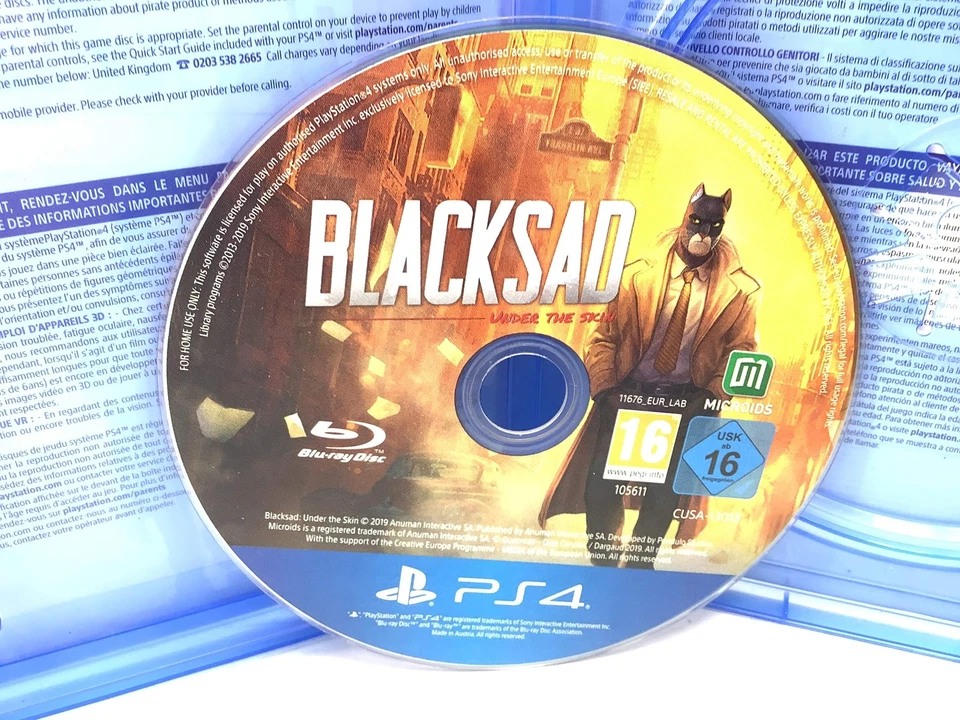 JUEGO PS4 BLACKSAD UNDER THE SKIN PS4 20270910, foto 4 de 4