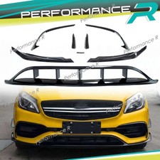 Frontspoiler Flaps Aero-Kit für Mercedes A-Klasse W176 AMG Line 2015-2018