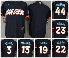 Tariffs Free Sd Padres City Connect Pullover Obsidian Sewn Stitched Jersey. Tariffs Free Sd Padres City Connect Pullover Obsidian Sewn Stitched Jersey.
