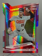 2022 Elite Extra Edition - Cooper Hjerpe #22 Prime Numbers A Die-Cut /100 (RC)