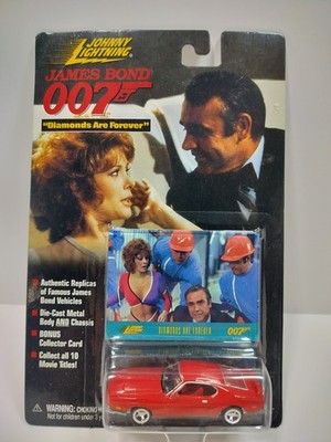 Johnny Lightning James Bond 007 Diamonds Are Forever 1:64 Diecast Ford Mustang  