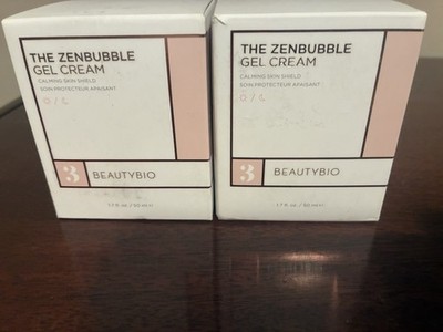 Qty 2 Beautybio The Zenbubble Gel Cream Calming Skin Shield ~ 1.7 oz  BNIB