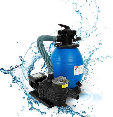 #ad 13quot; Pool Sand Filter with 3 4HP Pool Pump 5 Way Valve 3336GPH 110 120V Pump $280.51