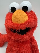 Sesame Street 2016 Hasbro TICKLE ME ELMO 14 Works Great Giggles Talks Vibrates