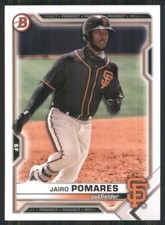 2021 Bowman Draft #BD-45 Jairo Pomares San Francisco Giants 3616