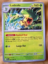 Pokémon Cards: Ludicolo 7/94 Uncommon Regular | ME: Phantasmal Flames - Pokémon