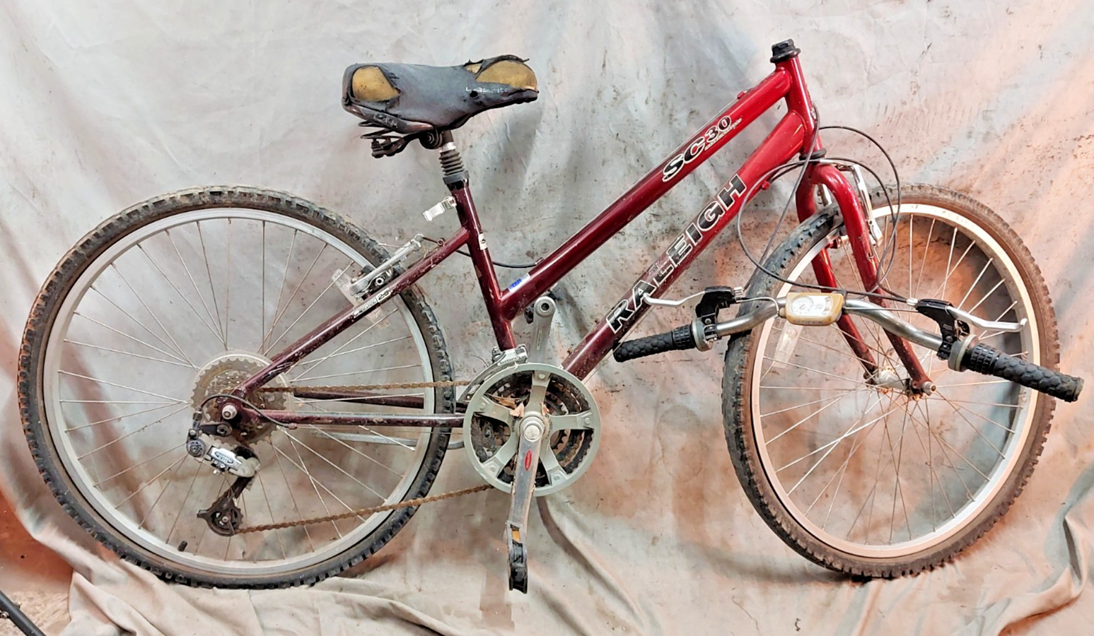 96 Raleigh SC30 Sport MTB Bike 16" Small Hardtail Rigid Stee