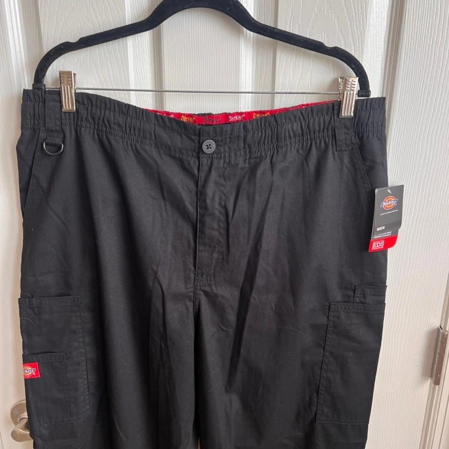 New Dickies Men's EDS Signature Series Cargo Pant, Black Scrub Uniform, Tall L - Image 3 of 4