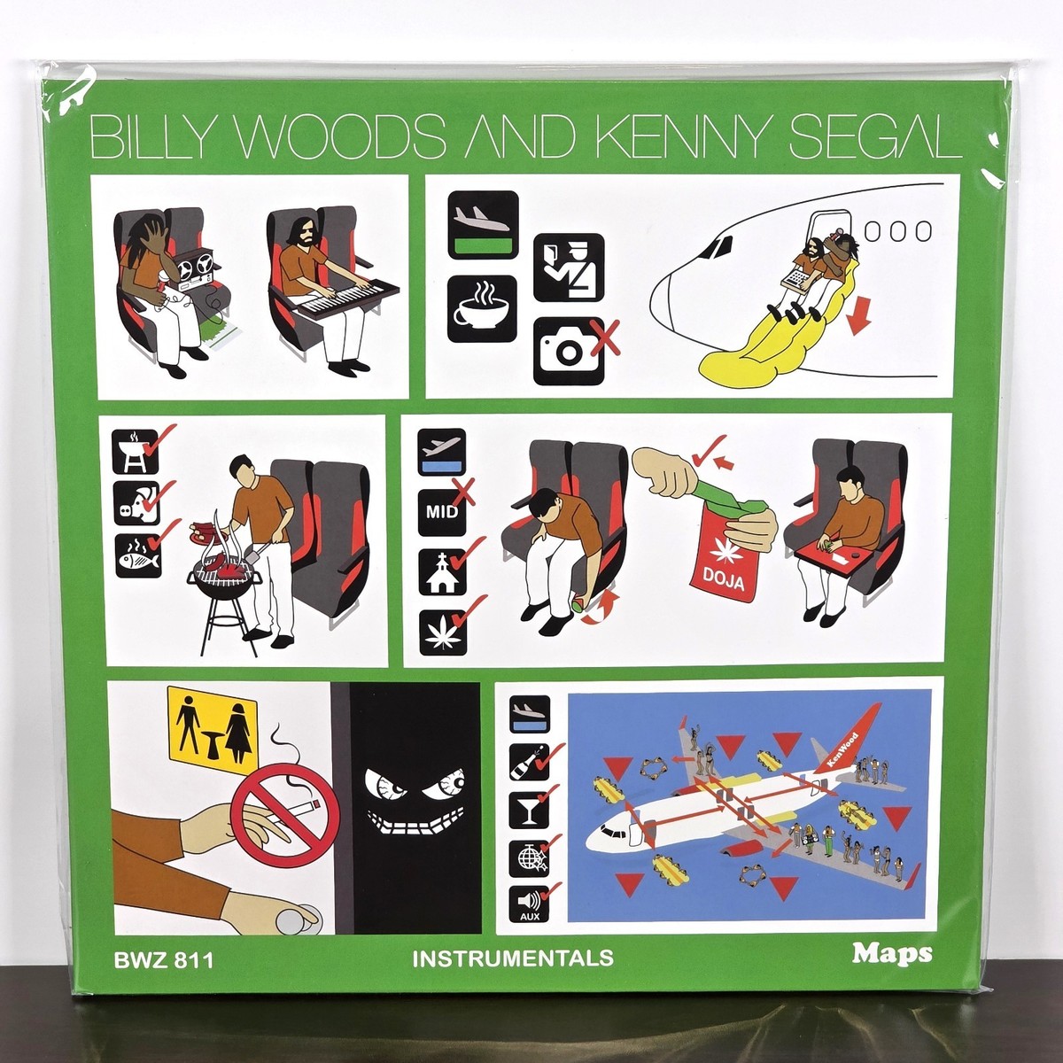 BILLY WOODS x KENNY SEGAL Maps Instrumentals Limited Edition GREEN