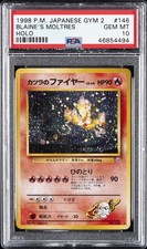 1999 POKEMON JPN GYM 2 #146 BLAINE'S MOLTRES-HOLO PSA 10