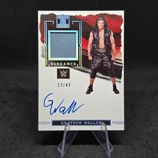 2023 Panini Impeccable WWE GRAYSON WALLER Elegance Memorabilia Auto /49 #EM-GWL