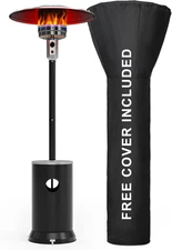 48000 BTU Patio Heater with High-Strength Waterproof Cover, Propane Heater for O