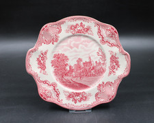 Johnson Bros Old Britain Castles rot Speiseteller Porzellan &Oslash; 25,5 cm
