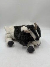 Folkmanis GOAT Puppet Full-Body Plush Black White Stuffed Animal 15  