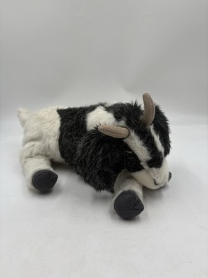 Folkmanis GOAT Puppet Full-Body Plush Black White Stuffed Animal 15 